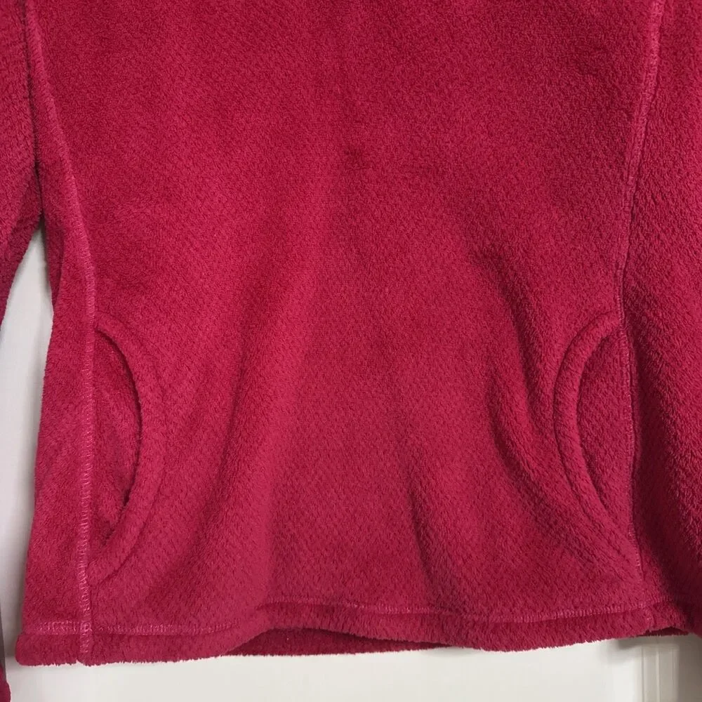 Patagonia Girls Red Long Sleeve Fleece Size XXL 16-18 Preppy Gorpcore
